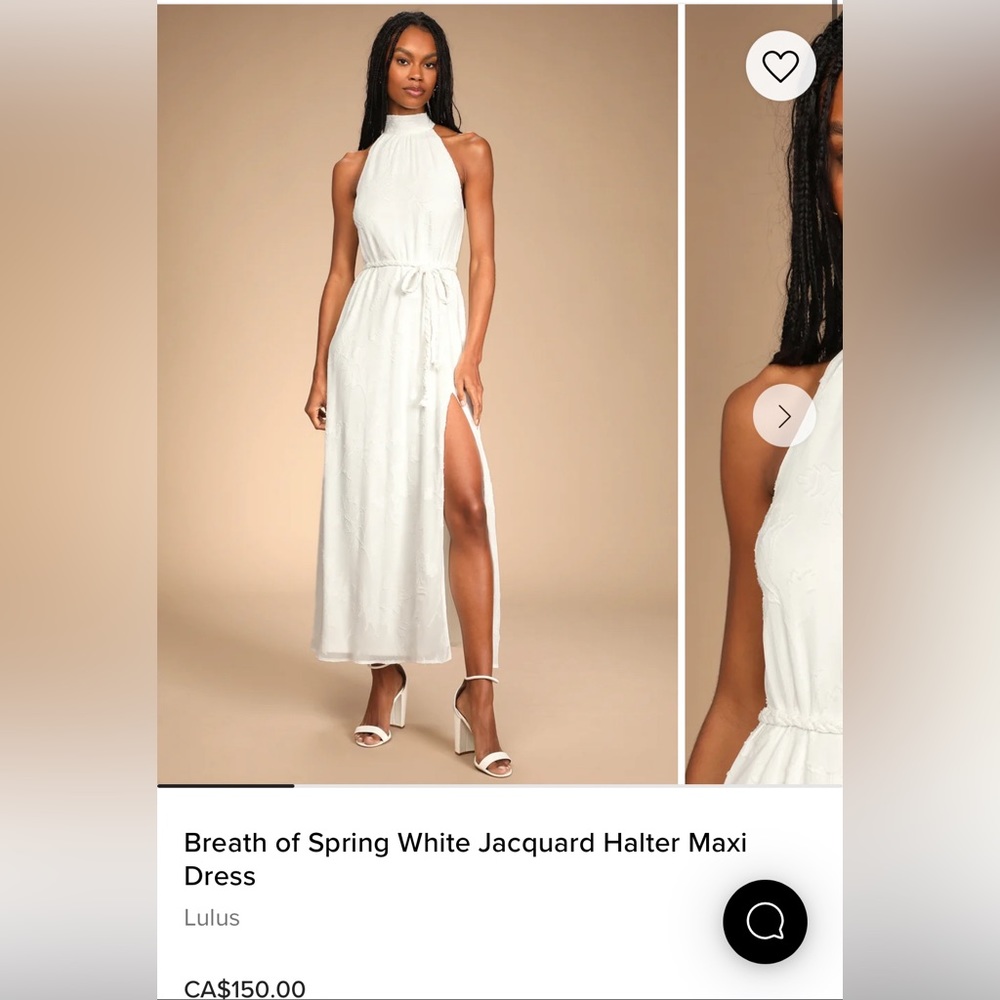 White, Textured Midi Dress